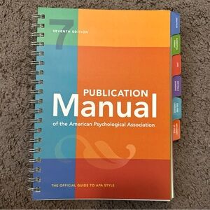 APA Publication Manual 7th Edition